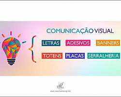 Fornecedor de material para comunicação visual