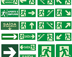 Placas de rota de fuga Placas de rota de fuga