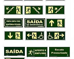 Placas de rota de fuga Placas de rota de fuga