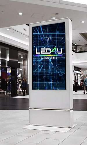 painel de led loja